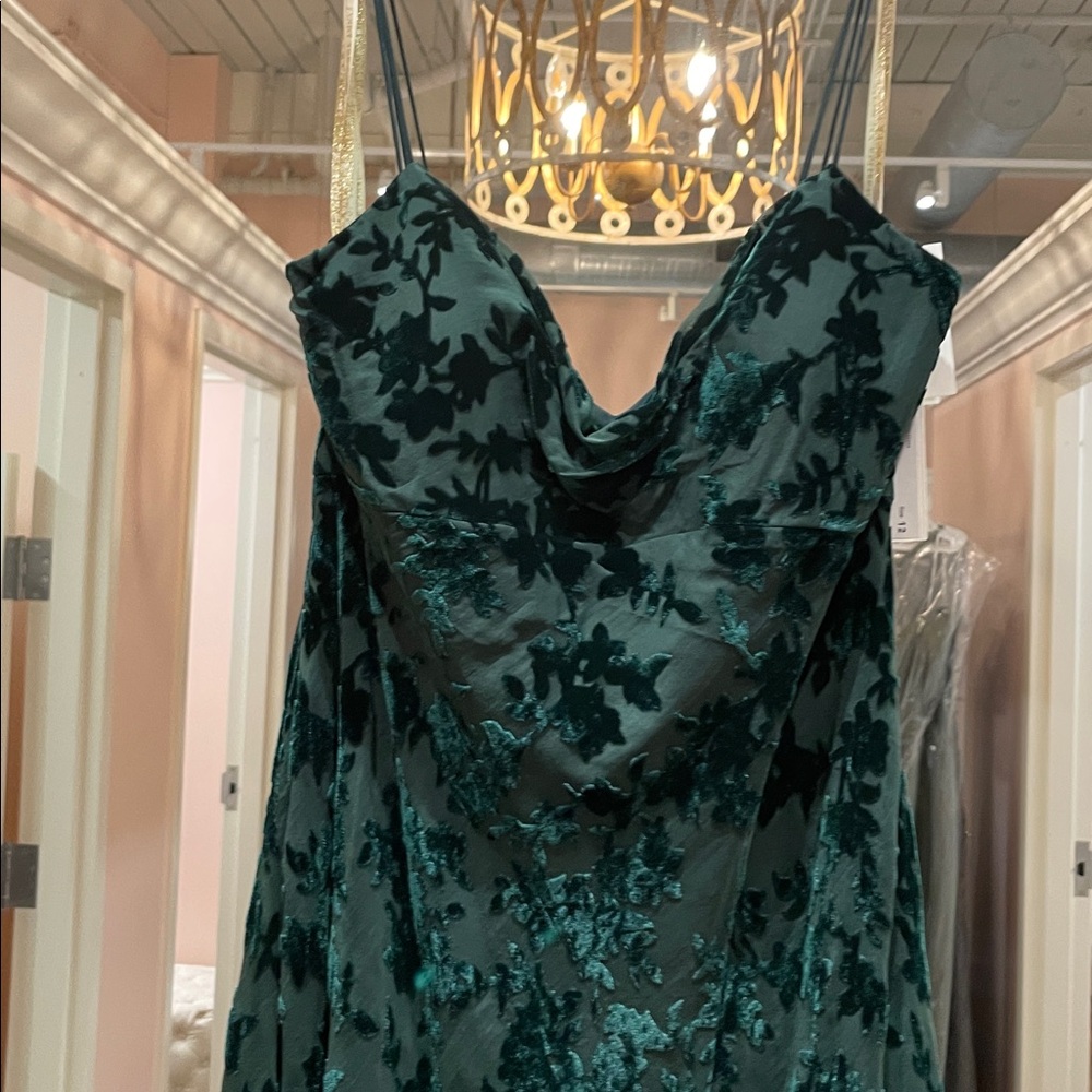 Jenny Yoo Emerald Floral Maxi Dress - Picture 5 of 10